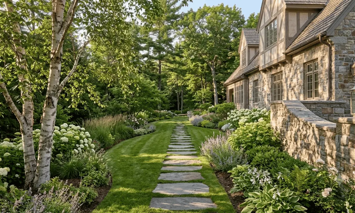Home 9 Side Walk Landscaping